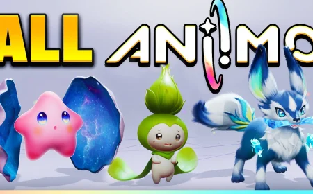 Danh Sách Đầy Đủ Aniimo Trong Game