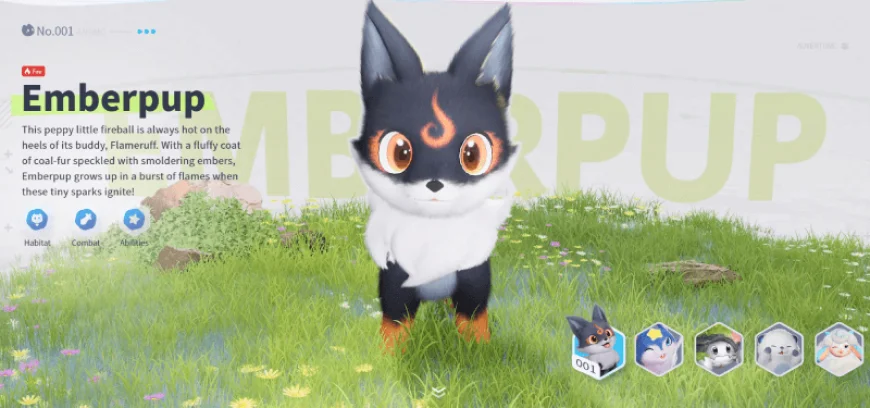 1. Emberpup (Nguyên tố Lửa)